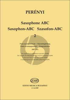 Perenyi Saxophone ABC Book 2 Piano Accompaniment (for Saxophone in Eb and Bb)