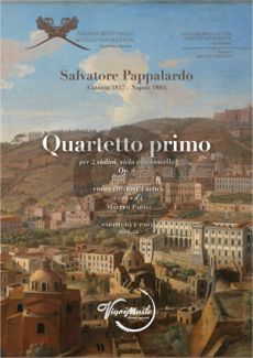 Pappalardo Quartetto primo Op. 4 2 Violins-Viola and Cello (Score/Parts) (edited by Matteo Parisi)