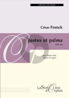 Franck Justus ut Palma Bass Solo-STB Choir and Organ