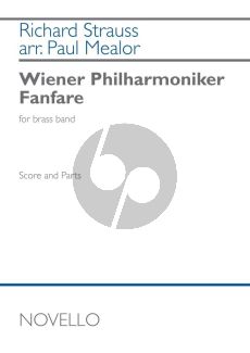 Strauss Wiener Philharmoniker Fanfare for Brass Band (Score/Parts) (arr. Paul Mealor)