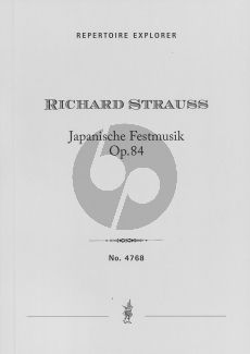 Strauss Japanese Festive Music Op.84 for large Orchestra Score