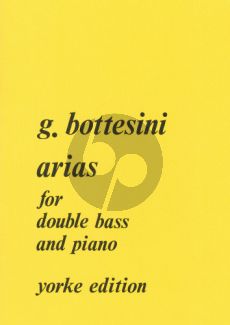 Bottesini Arias for Double Bass and Piano