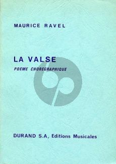 Ravel La Valse Poeme Choreographique Study Score