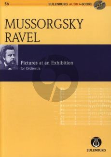 Mussorgsky Pictures at an Exhibition Orchestra Study Score with Audio CD (edited by Arbie Orenstein) (Eulenburg)