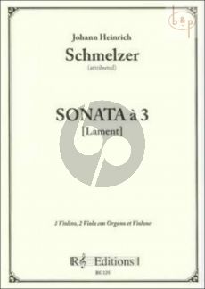 Sonata a 3 (Lament) (Violin-Violetta-Viola- Violone-Organo)