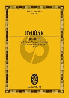 Dvorak Streichquartett d-moll Op. 34 Studienpartitur