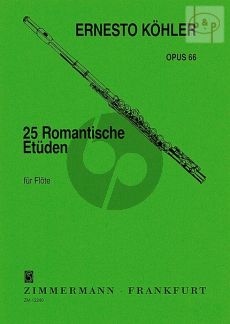 25 Romantische Etuden Op. 66 Flöte