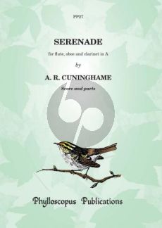 Cuninghame Serenade Flute-Oboe-Clarinet( in A) (Score/Parts)