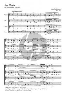 Ave Maria SATB und De Profundis SATB