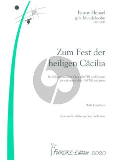 Hensel Zum Fest der Heiligen Caecilia für Sopran, Bass, Chor (SATB) und Klavier (Willi Gundlach)