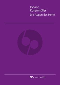 Rosenmuller Die Augen des Herrn sehen auf  SATB, 2 Violinen und Bc Partitur