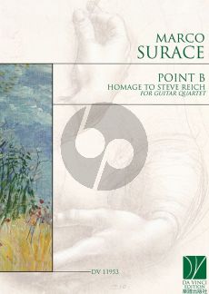 Surace Point B, Homage to Steve Reich for Guitar Quartet (Score/Parts)