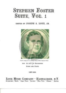 Stephen Foster Suite Vol. 1 5 Recorders (SAA[T]TB (Score/Parts) (Joseph A. Loux)