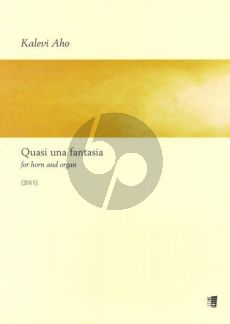 Aho Quasi una fantasia for Horn and Organ