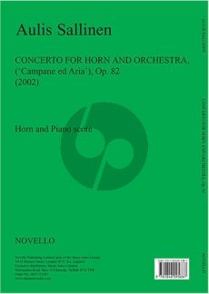 Sallinen Concerto Op. 82 for Horn and Orchestra (piano reduction)