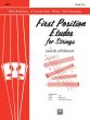 Applebaum First Position Etudes for Cello