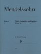 Mendelssohn 3 Fantaisies ou Caprices Op.16 (Henle-Urtext)