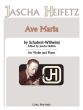 Schubert Ave Maria for Violin and Piano (Wilhelmj) (edited by Jascha Heifetz)