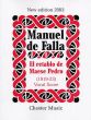 Falla El Retablo de Maese Pedro Vocal Score (New edition 2003)