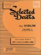Selected Duets for Violin Vol.2 (Whistler and Hummel) (Advanced)
