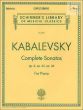 Kabalevsky 3 Sonatas Op.6 , Op.45 and Op.46 Piano solo