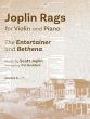 Joplin Rags - The Entertainer and Bethena for Violin and Piano (Arranged by Pat Goddard) (Grades 6-7)