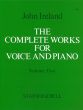 Ireland Complete Works Vol. 2 Medium Voice and Piano