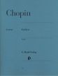 Chopin Etuden Op.10 - Op.25 (mit 3 Etuden ohne Opus) Piano (edited by Ewald Zimmermann) (Henle-Urtext)