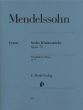 Mendelssohn 6 Kinderstucke Op.72 Piano solo (edited by Christa Jost) (Henle-Urtext)