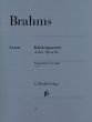 Brahms Klavierquartett A-dur Op.26 Partitur und Stimmen (Herausgeber Hanspeter Krellmann - Fingersatz Hans-Martin Theopold) (Henle-Urtext)