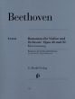 Beethoven 2 Romanzen Op.40 G-dur und Op.50 F-dur Violine und Klavier (Shin Augustinus Kojima) (Henle-Urtext)