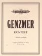 Genzmer Konzert für 2 Klarinetten und Streicher (1983) (Klavierauszug vom Komponisten)