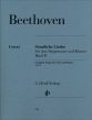 Beethoven Sämtliche Lieder vol.2 (Lühning) (Urtext der Neuen Beethoven-gesamtausgabe)