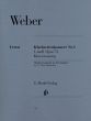 Weber Konzert No.1 f-moll Op.73 Klarinette-Klavier (Henle)