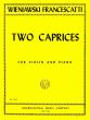 Wieniawski 2 Etudes-Caprices Op.18 No.4 - 5 Violin and Piano (Zino Francescatti)