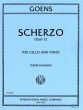 Goens Scherzo Op.12 for Cello and Piano (Edited by Pierre Fournier)