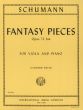 Schumann Fantasy Pieces Op.73 /bis Viola and Piano (Leonard Davis)