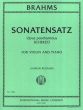 Brahms Sonatensatz (Scherzo) Op. Posth. for Violin and Piano (Edited by Aaron Rosand)