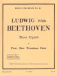 Beethoven 3 Equali for 4 Trombones (Score/Parts)