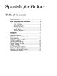 Album Spanish for Guitar with Standard Notation and TAB (Easy to Intermediate Solos by the Spanish Masters) (Edited by Howard Wallach)