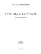 Messiaen Fete des Belles Eaux (6 Odes Martenot) (Score)