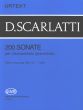 Scarlatti 200 Sonatas Vol.2 Harpsichord (Urtext) (edited by G.Balla)