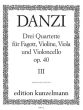 Danzi Quartett B-dur Op.40 No.3 Fagott, Violine, Viola und Violoncello (Stimmen) (Herausgegeben von Bernhard Pauler)