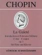 Chopin La Gaiete Introduction et Polonaise brillante C-Dur Op.3 Flute-Piano (edited by Dieter Forster)