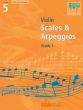 Scales & Arpeggios Violin 2016 - 2019 - Grade 5