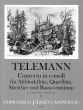 Telemann Concerto e-minor TWV 52:e1 (Treble Rec.-Flute- Strings-Bc) (Solo Parts with Bc)