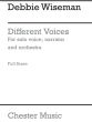 Wiseman Different Voices Solo Voice-Narrator and Orchestra Full Score