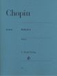 Chopin Balladen Piano (edited by Mullemann-Theopold) (Henle-Urtext - New Edition)