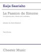 Saariaho La Passion de Simon Soprano-Choir and Orchestra (Vocal Score)