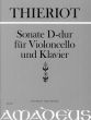 Thieriot Sonata D-major Violoncello and Piano (edited by Yvonne Morgan) (first ed.)